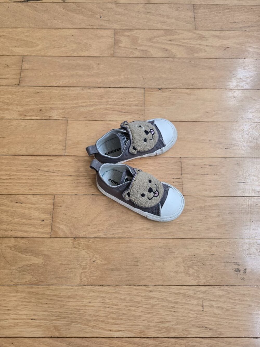 Converse | Chuck Taylor All Star Sherpa bear gray sneakers | Toddler 7